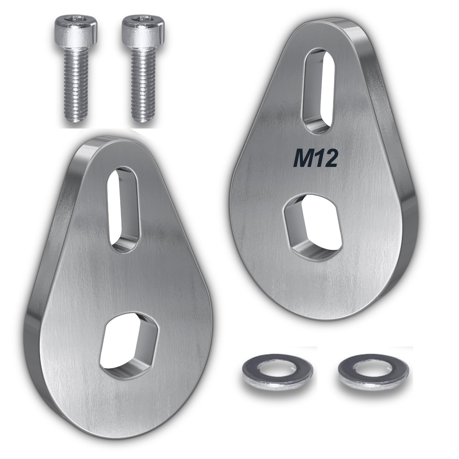 E Bike Torque Arm Set, Universal M12, Electric Bicycle E Bike Rear Axle, 6mm Thick, Made from Stainless Steel, Suit 250W, 350W, 500W 750W, 1000W, 1500W, 2000W Motors.