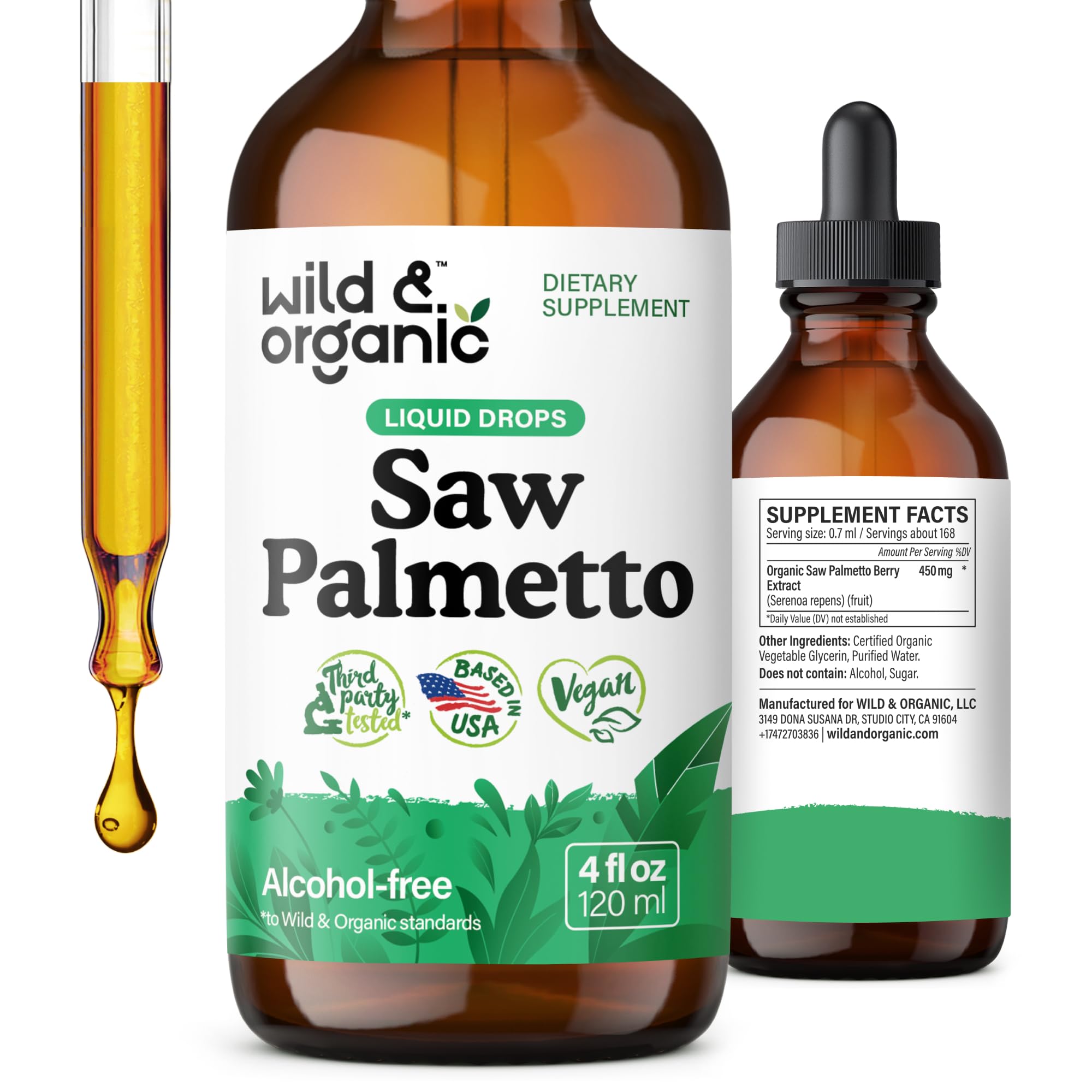 Saw Palmetto Liquid Drops