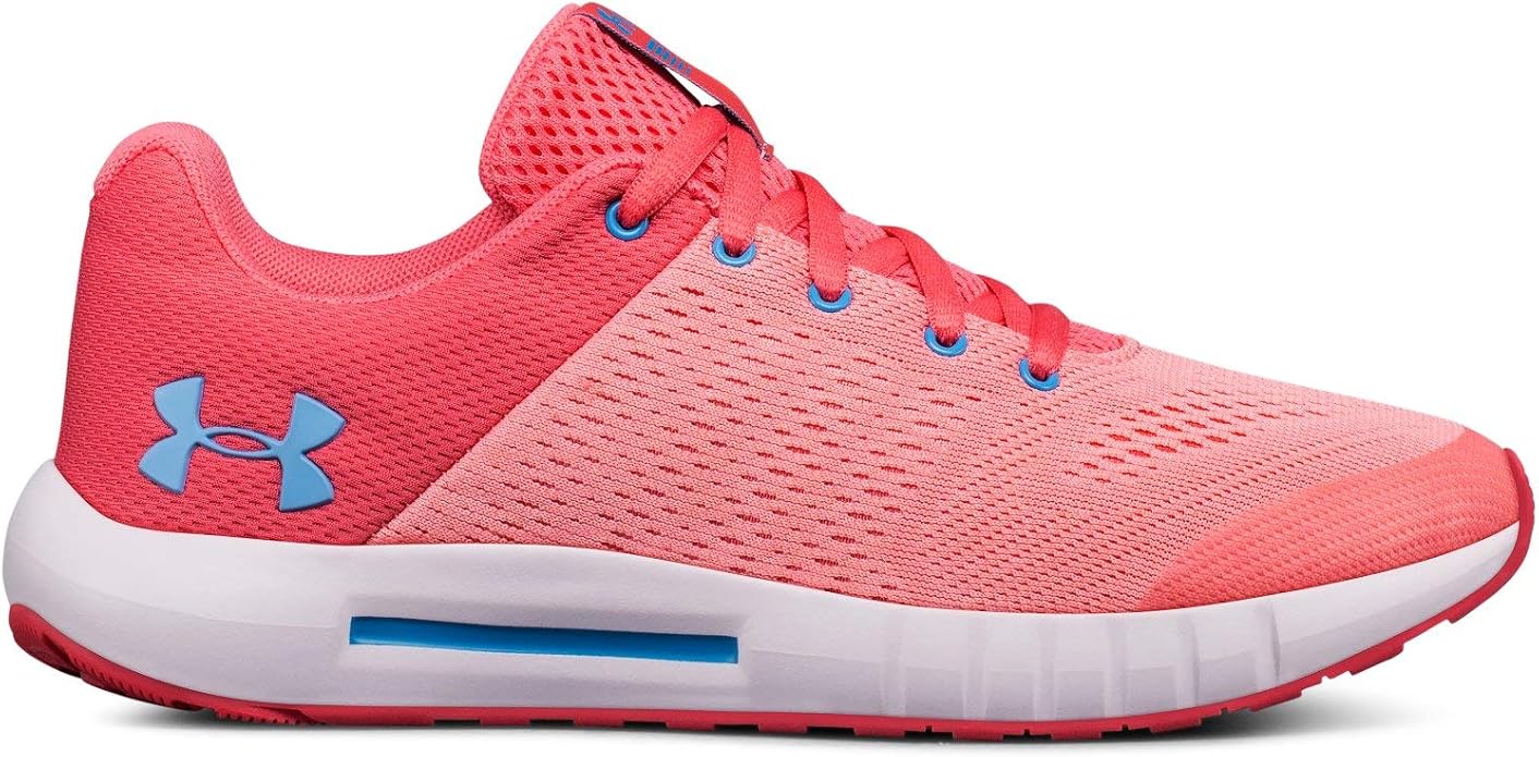 pink and blue under armour shoes