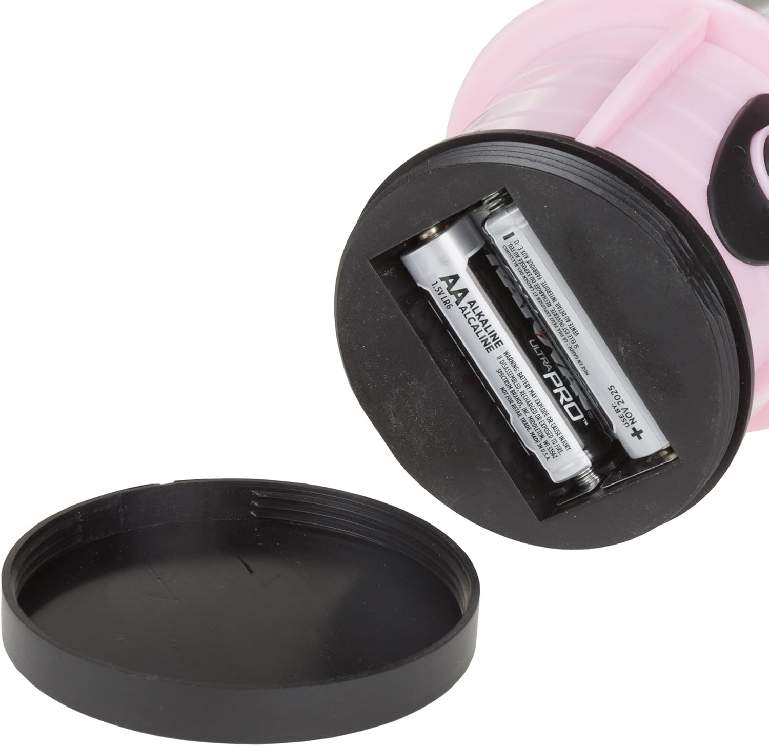 LED Lantern, Adjustable LED COB Outdoor Camping Lantern Flashlight With Dimmer Switch for Hiking, Camping and Emergency By Wakeman Outdoors (Pink): Sports & Outdoors
