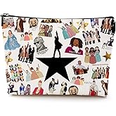 LONGXIN Musical Gift Cosmetic Bag Small Makeup Bags Broadway Musical Lover Gift Friendship Birthday Christmas Gifts for Women Girls Travel Toiletry Makeup Organizer Zipper Pouch