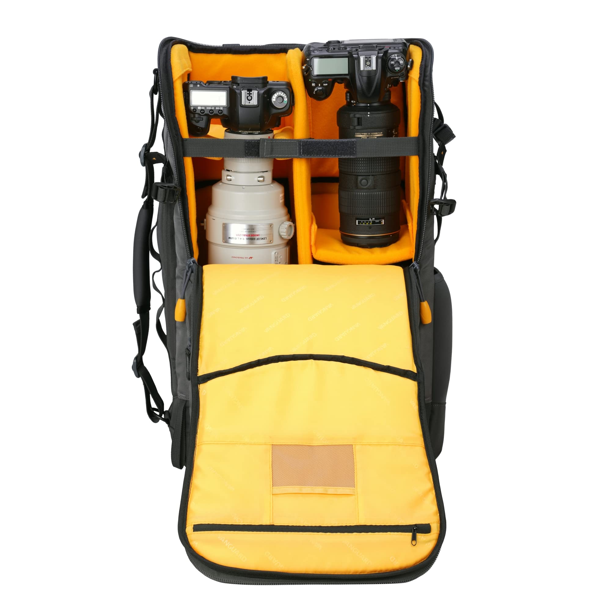 VANGUARD Alta Sky 68 Camera Backpack for pro DSLR/Mirrorless Camera with Grip Attached and 600mm/800mm lens
