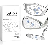 Seticek Golf Impact Tape Labels ｜Self-Teaching Sweet Spot and Consistency Analysis ｜ Improve Golf Swing Accuracy and Distance