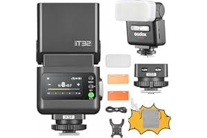GODOX IT32 TTL Camera Flash with X5 Wireless Flash Trigger for Fuji Compatible with X3,X3Pro,XPro,XProII,X2T,Built-in 2.4GHz 