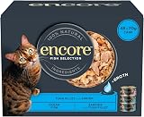 Encore 100 Natural Wet Cat Food Fish Selection 48 x 70g Multipack