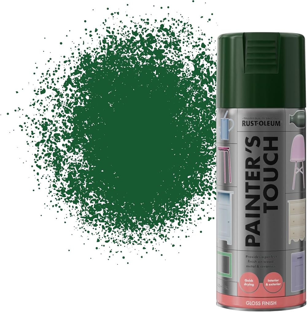 Rust-Oleum Painter's Touch 400ml Spray Paint Racing Green Gloss