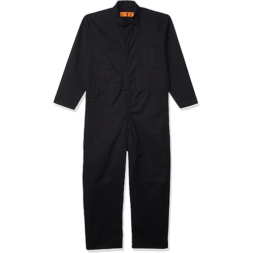 Red Kap Men's Long Sleeve Twill Action Back Coverall