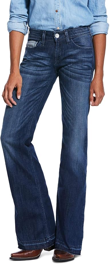 trouser cut jeans