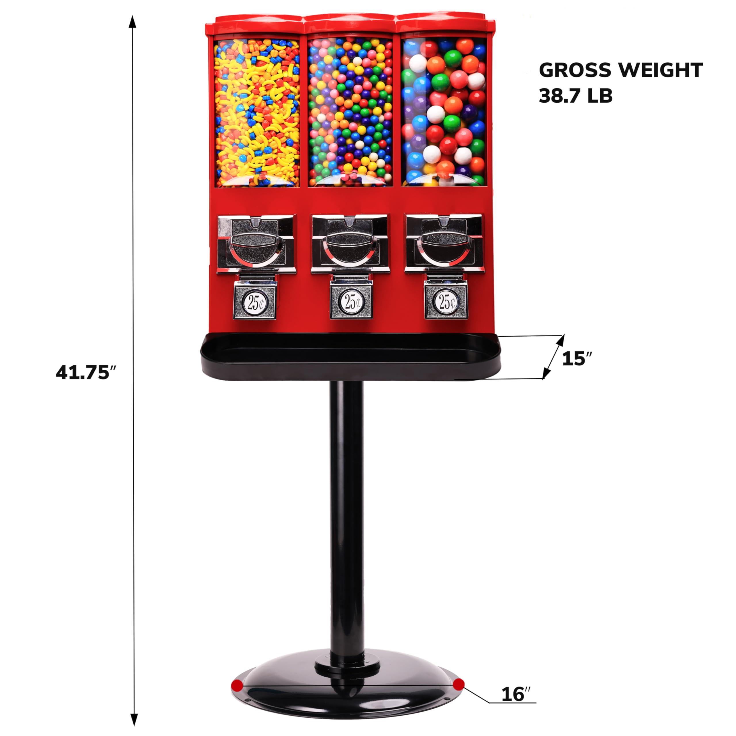 Mua Vending Machine - Commercial Gumball and Candy Machine with Stand ...
