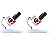 Grip & Tip Adjustable Nail Polish Holder – Nail Tools for Pedicure Kit, Manicure Painting Set and Nail Art Supplies, Nail Polish Organizer, Nail Polish Accessories 2 pk White