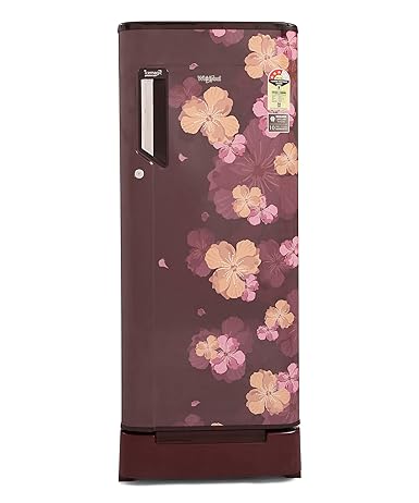 Whirlpool 215 L 3 Star Inverter Direct-Cool Single Door Refrigerator with Moisture Lock-In Technology (230 ICEMAGIC FRESH ROY 3S INV, Wine Azale