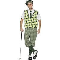 Rasta Imposta Future Golfer Costume For Toddlers - Includes Beret, Shirt, Pants & Mini Golf Clubs (Size 3-4T)