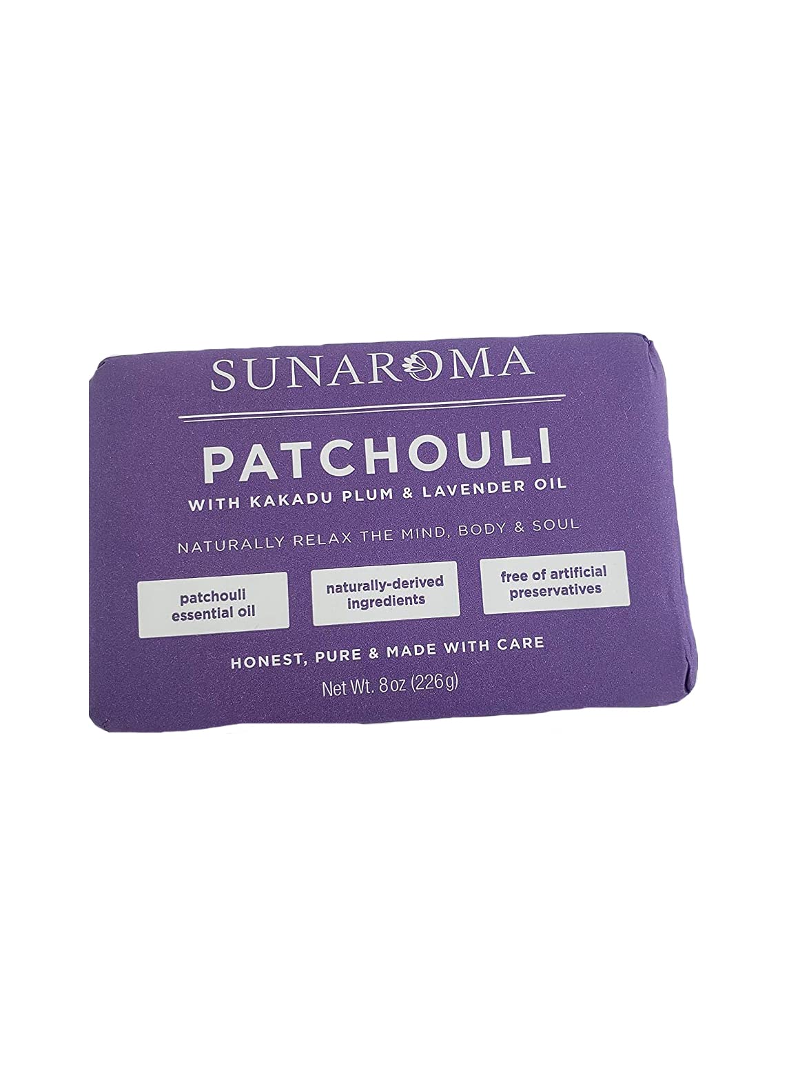 Photo 1 of Sunaroma Patchouli Oil & Lavender Body Bar Soap, 8 Ounce (Pack of 3)