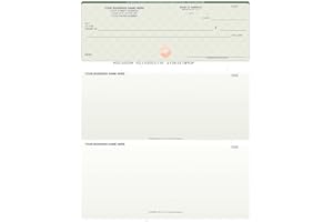ABC CHECK PRINTING ABC Computer Voucher Business Checks, QuickBooks Compatible, Green - 500 Sheets