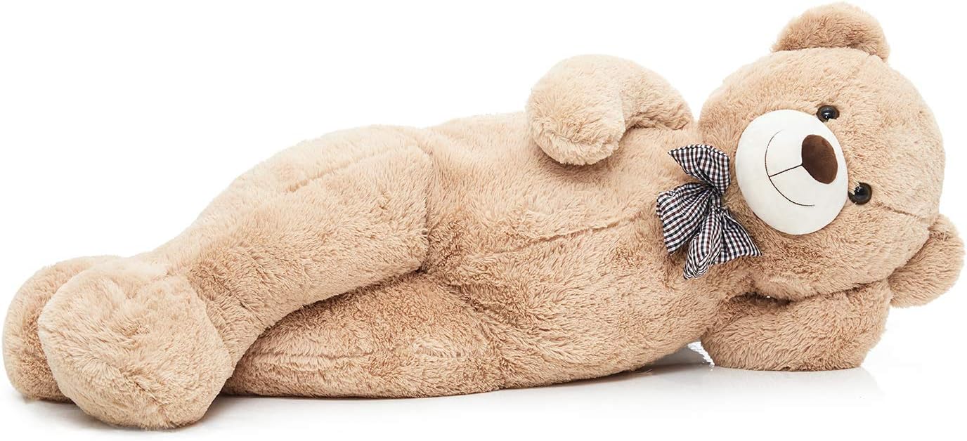 Misscindy Giant Teddy Bear Plush Stuffed Animals for Girlfriend or Kids 47 inch, (White): Toys & Games