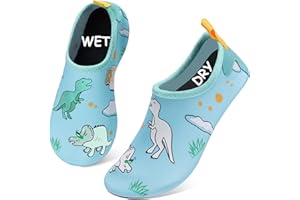 DEEDLITE Water Shoes for Kids,Swim Shoes Boys Color Changing Cartoon,Girls Beach Shoes,Toddler Aqua Socks Zapato de Agua para Niños