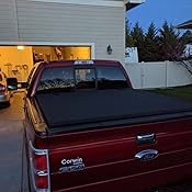 Amazon Com Lund Genesis Elite Roll Up Soft Roll Up Truck Bed Tonneau Cover 96872 Fits 2015 2020 Ford F 150 5 7 Bed 67 1 Automotive
