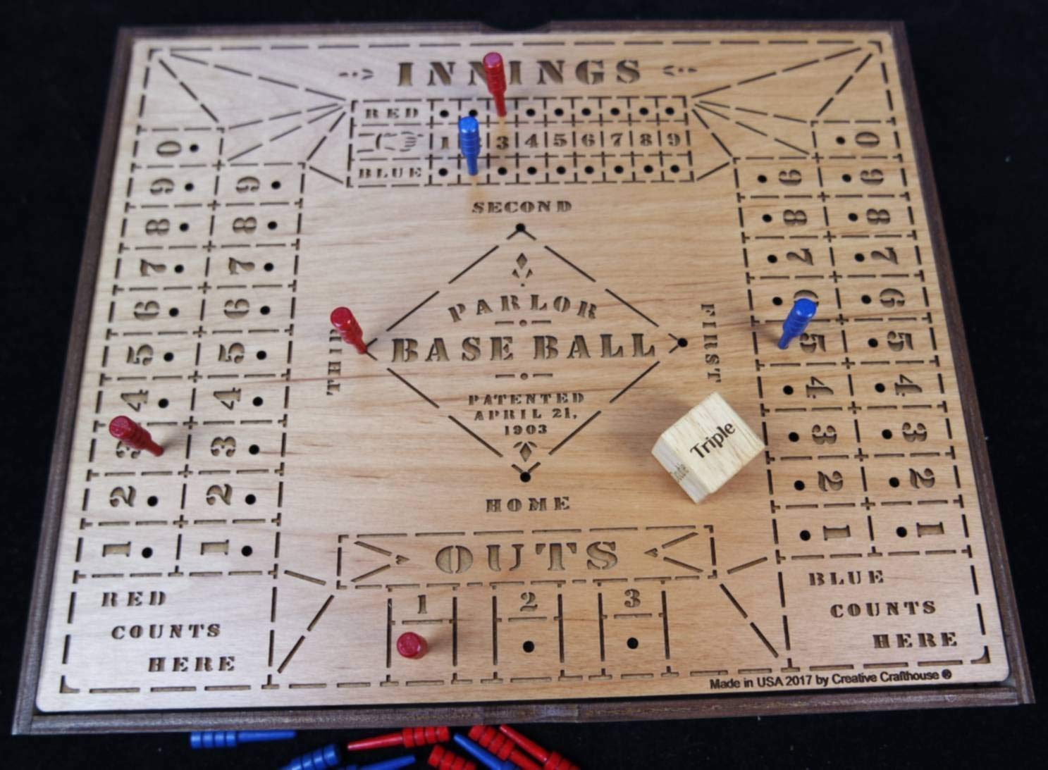 Parlor Baseball Game High Quality Reproduction of the