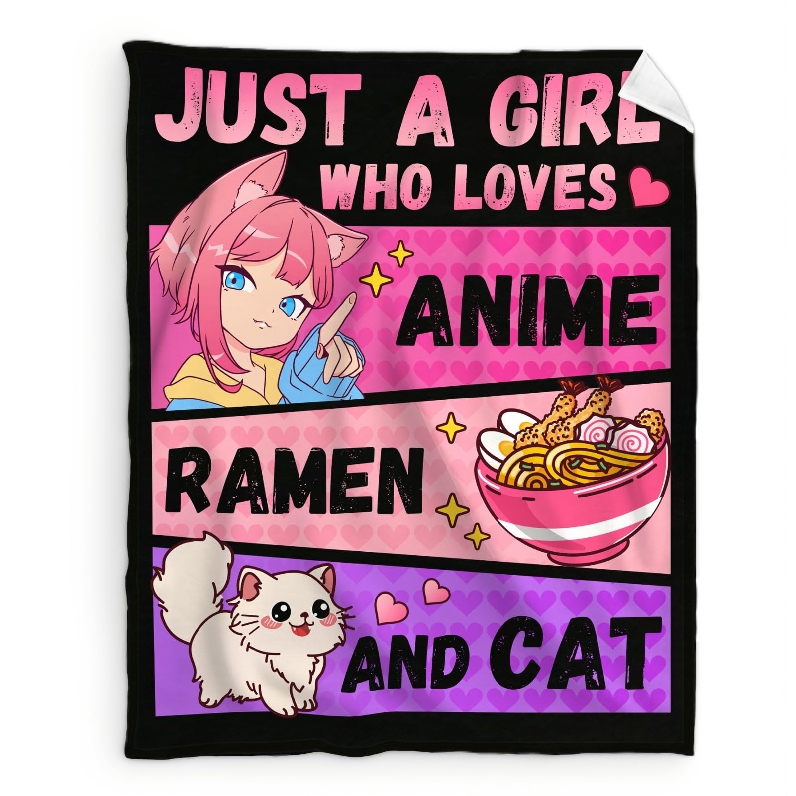 Girls Blanket Gifts - 30x40 Inches Cute Throw