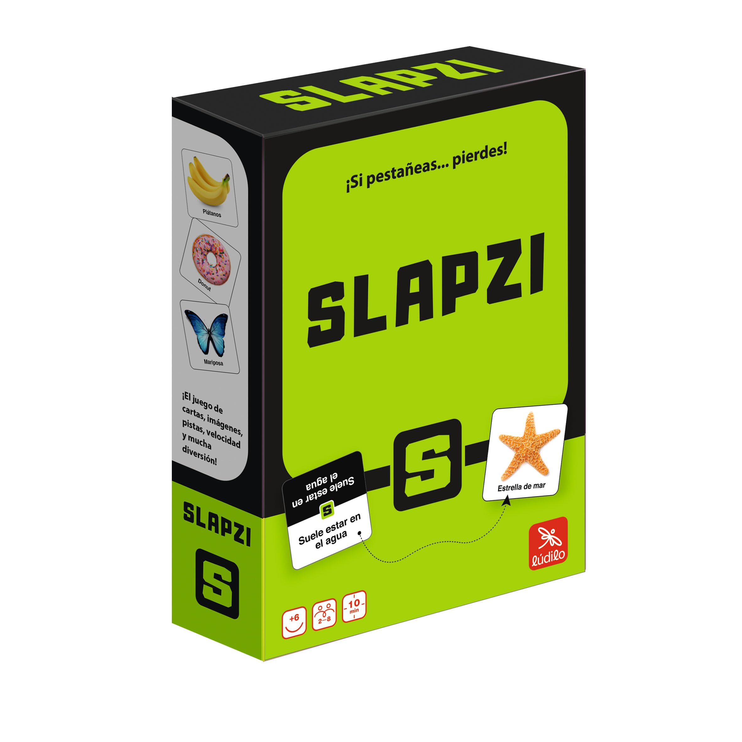 Ludilo Slapzi Board Games for Children 6 Years Old | Card Game for Children or Adults | Educational Games 6 Years or More