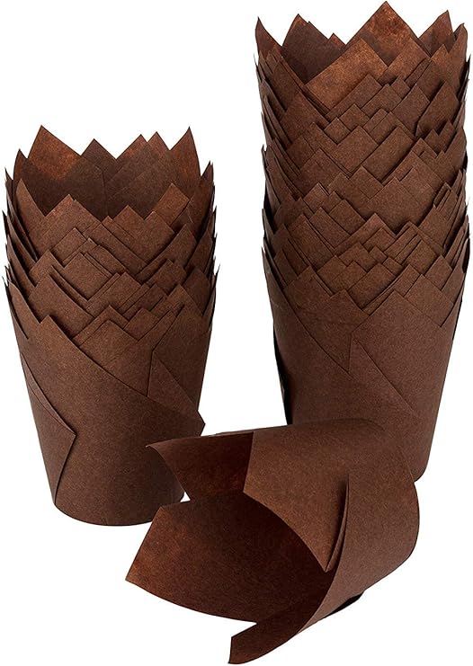 Faistongateau Confezione Da 0 Pirottini Di Carta Colore Marrone Utensili Da Cucina Casa E Cucina Zlineproducts Com