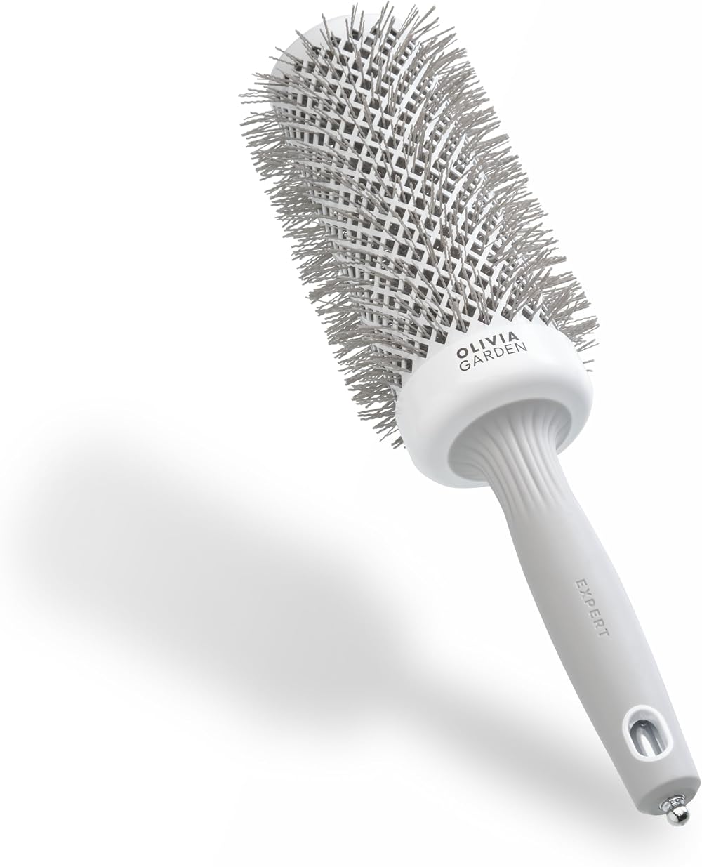 Olivia Garden Expert Blowout Speed White Grey Ceramic Round Brush 55
