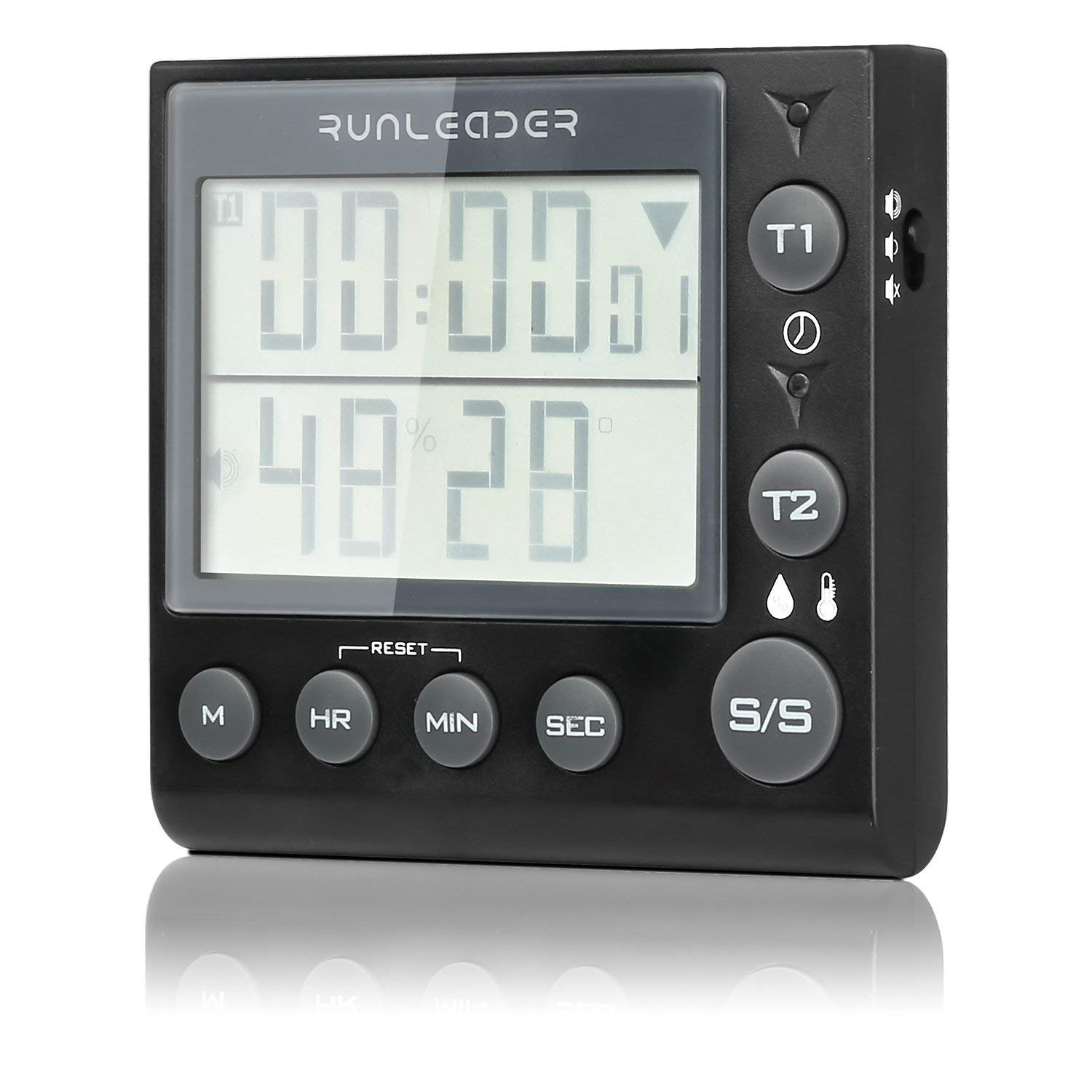 Best Black Digital Clock With Kitchen Timer