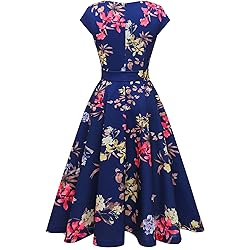 DRESSTELLS Cocktail Floral Dresses for Women