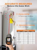 Mecurate Digital Infrared Thermometer -58°F-1112°F Laser Temp Gun Adjustable view 2