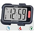 Coolfire 3D Accurate Pedometer for Walking, Simple Step Counter with Large Watch Display, Pedometer for Walking Steps, Calorie and Miles. Fitness Tracker, Auto Set by App