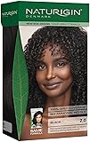 Naturigin Permanent Hair Color, 2.0 Black, Ammonia