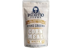 Palmetto Farms Stone Ground White Corn Meal Flour Non-gmo Gluten Free 24 oz