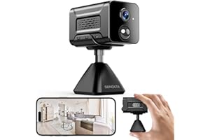 SENOLTA Hidden Camera – 2K HD Wireless Spy Camera with Audio/Video, Mini Indoor Camera for Home Security, AI Motion Detection, Night Vision, Built-in Siren, Two-Way Audio, 60-Day Battery Life