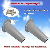 Sovipal Bat Exclusion Cone 2 Pack Humane One Way Bat Door Deterrent Reusable view 2