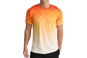 APTRO Men's Athletic T-Shirt Performance Gym Shirt Quick Dry Moisture Wicking Running Workout Short Sleeve Tops