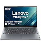 Amazon.com: Lenovo Laptop Computer V15, AMD Ryzen 5 7520U, 16GB