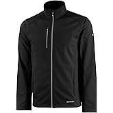 Cutter & Buck mens Evoke Eco Softshell Recycled Full Zip Mens Jacket