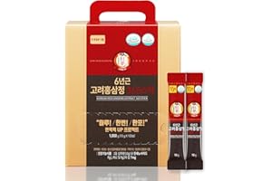 JUNGWONSAM 6-Year Korean Red Ginseng Extract 365 | 100 Sticks | Vegan | 7mg Ginsenosides Per Stick | Energy, Focus, Fatigue, Immune Support | 100-Day Supply