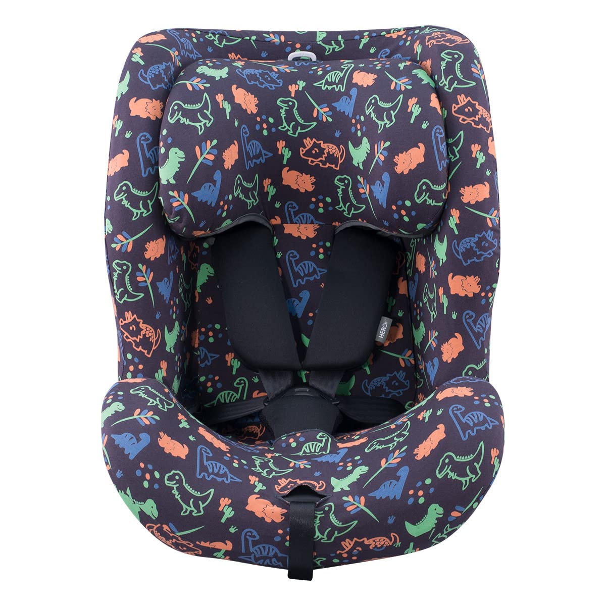 JYOKO KIDS Baby car seat cover liner made cotton compatible with Recaro Salia 125 (Happy Dino)