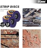 TPmax 115mm Strip Discs 4.5 inch 10 Pack Purple for Angle Grinders view 3