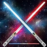 AuntyFey Light Up Saber, 2 Pack Light up Saber for Kids, Extendable Light Up Toy Sword for Kids, Light Up Sword Set, Dual Light Up Sabers for Kids Adults Toddler Boy Girl,Light Savers Party Toy