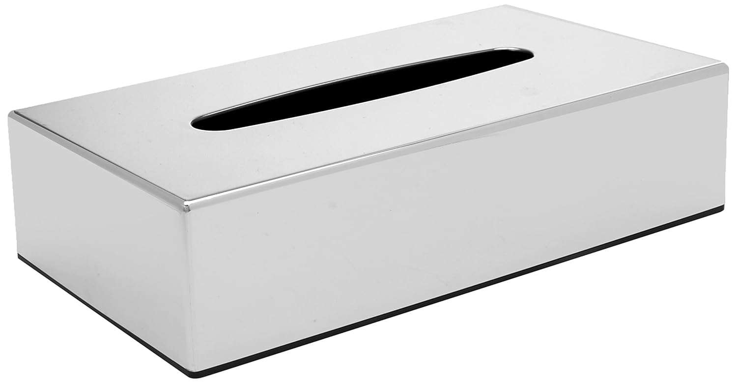 Stalwart Cf121 Rectangular Tissue Holder Colour Chrome