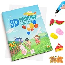 Carnet de Dessin pour Stylo 3D | Modèles Créatifs Enfants