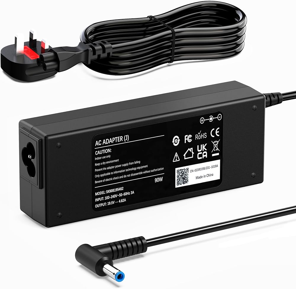 VUOHOEG Laptop Charger 90W 65W 45W for HP ProBook EliteBook Intel Core 3-7 Gen