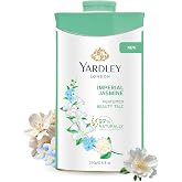 Yardley London Jasmine Perfumed Talcum Powder - 250 g. 8.8 oz, Deodorizing Talc
