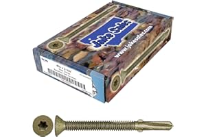JAKE SALES 14x2-3/4 Reamer Tek Torx/Star Head Self-Drilling Wood to Metal Screws - for Flatbeds, Trailers - T-30 Torx Screw Head 5 POUNDS 170 Screws