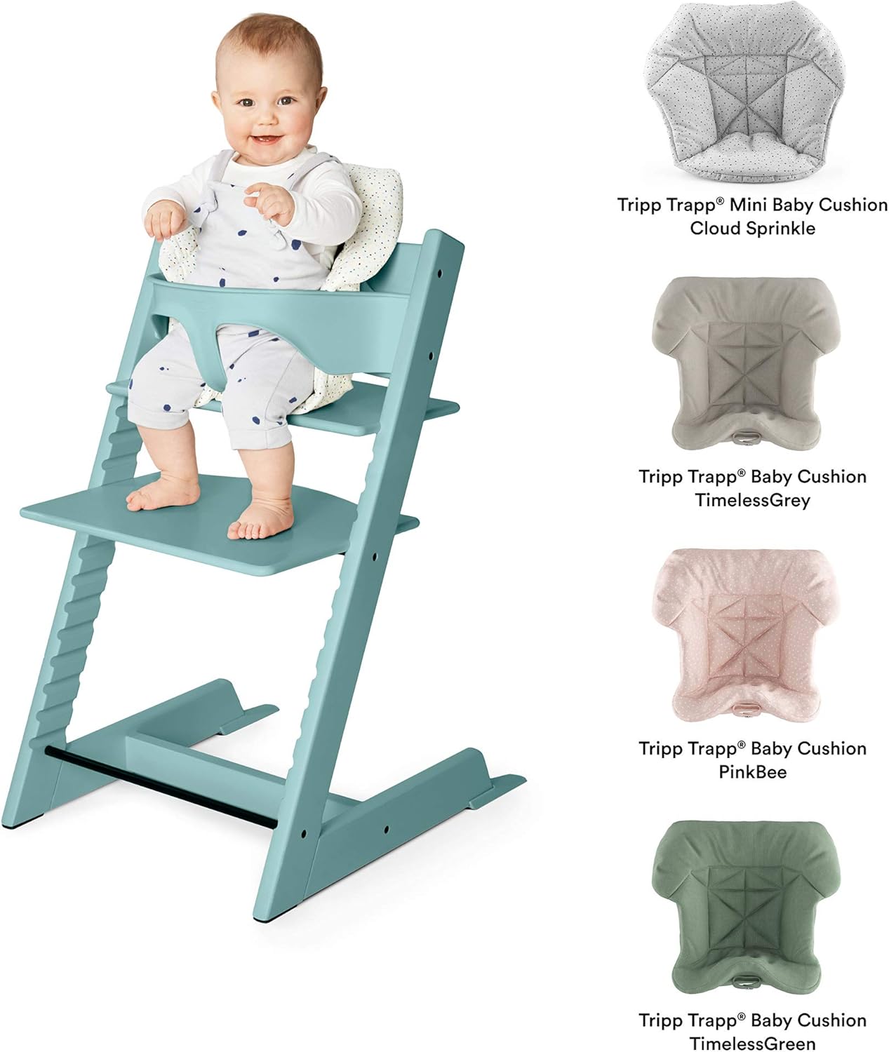 tripp trapp baby set serene pink