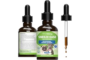 Pet Wellbeing Sneeze Ease for Dogs - Occasional Sneezing, Seasonal Allergy, Nose & Eye Discomfort, Eyebright, Nettles - Veter