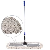 JINCLEAN 24" Industrial Cotton Floor Dust Mop with