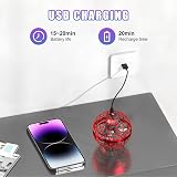 XINHOME Flying Ball Hover Drone RGB Light Indoors Outdoor Red view 7